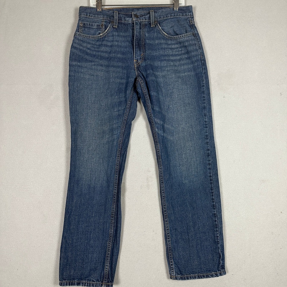 Levis 559 Jeans Mens 32X30 Relaxed Straight Blue Distressed Red Tab 5-Pocket EUC